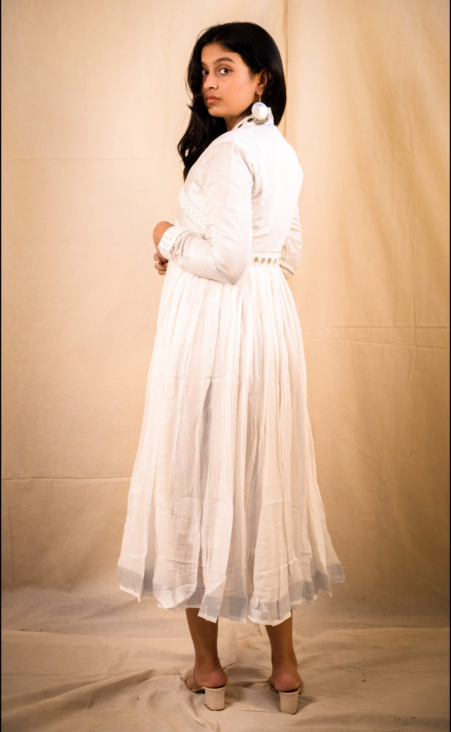 Snow White Mirror Work Dress