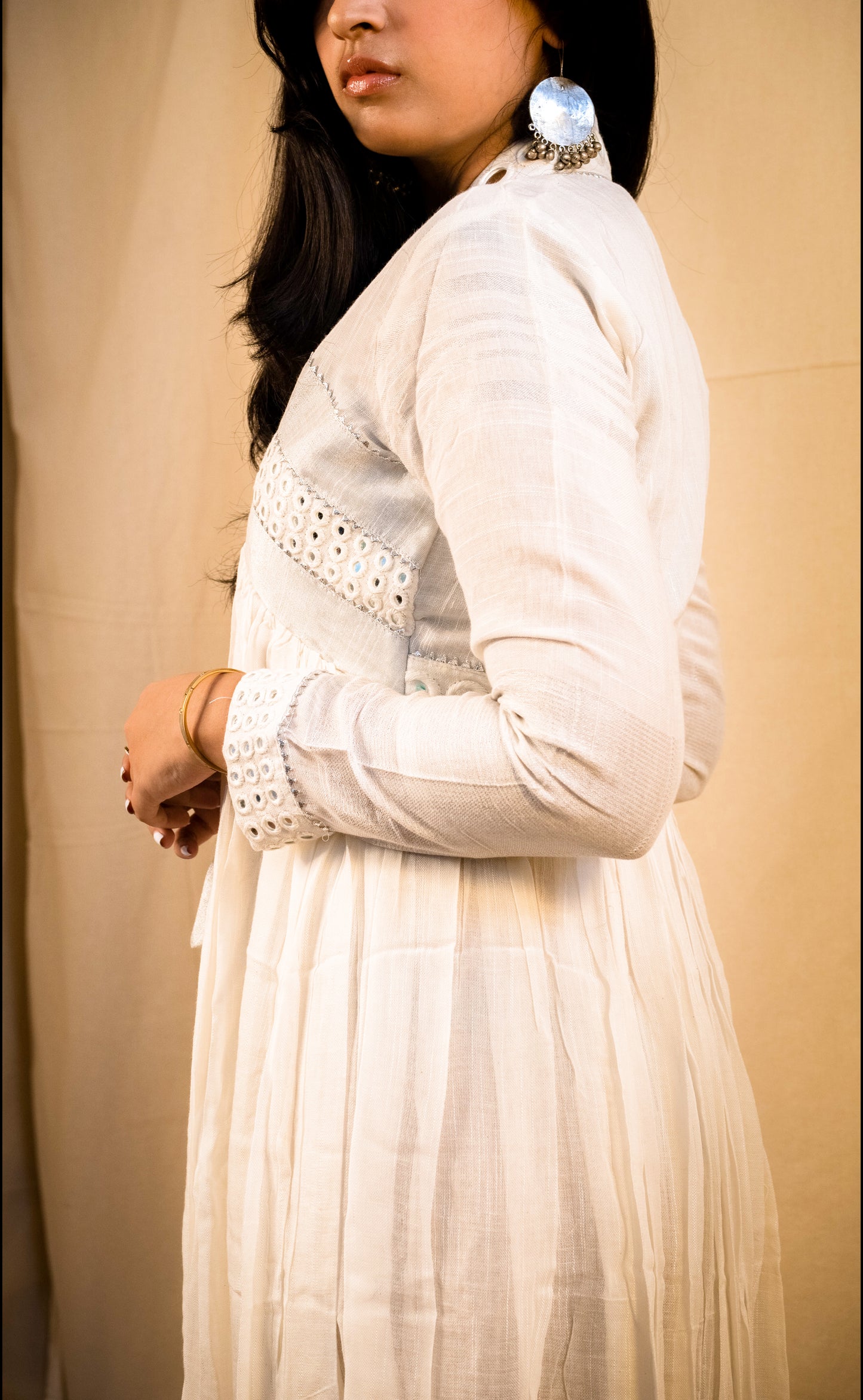 Snow White Mirror Work Dress