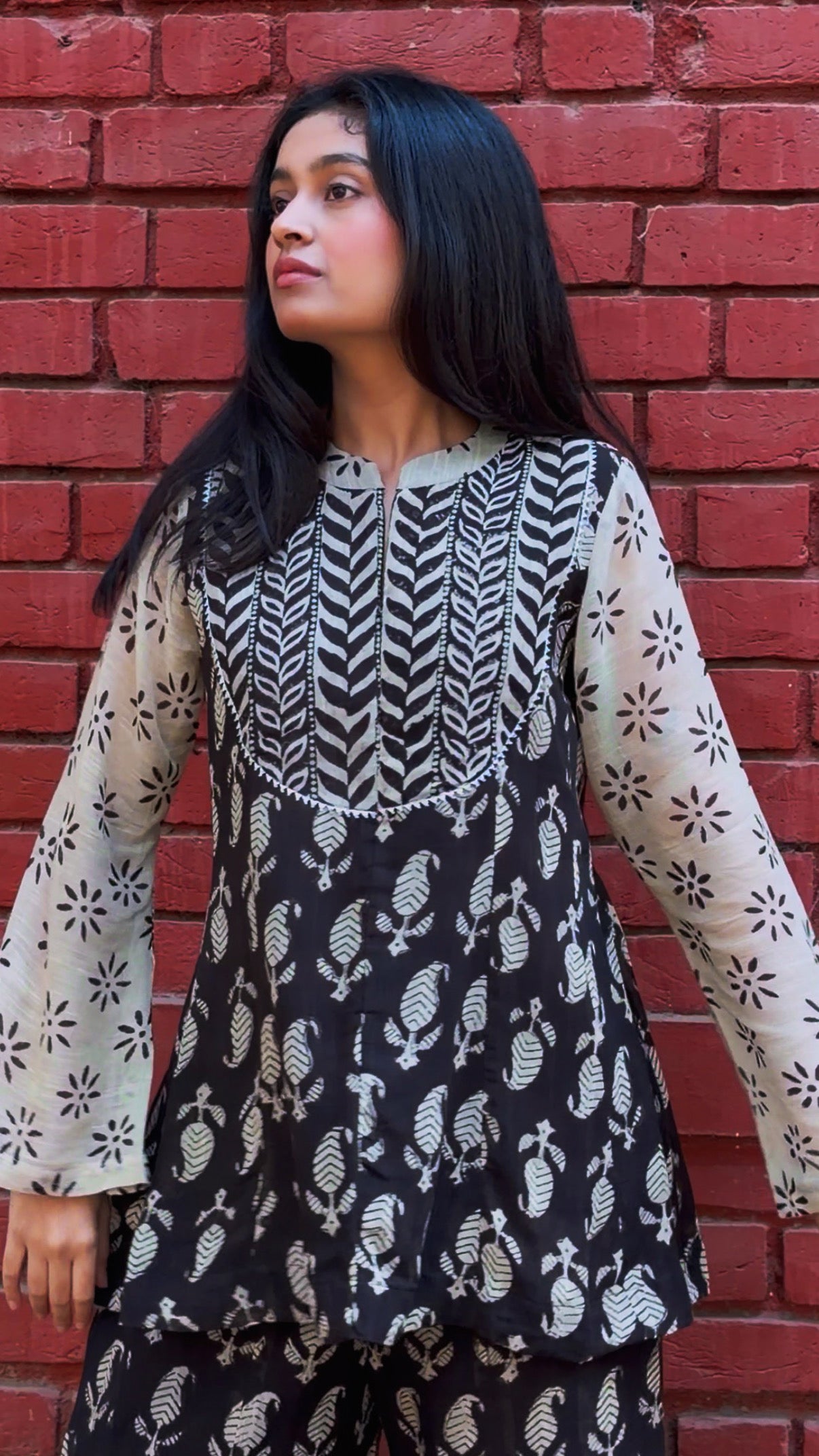Sheen Plazzo & Short Kurta Co-ord Set
