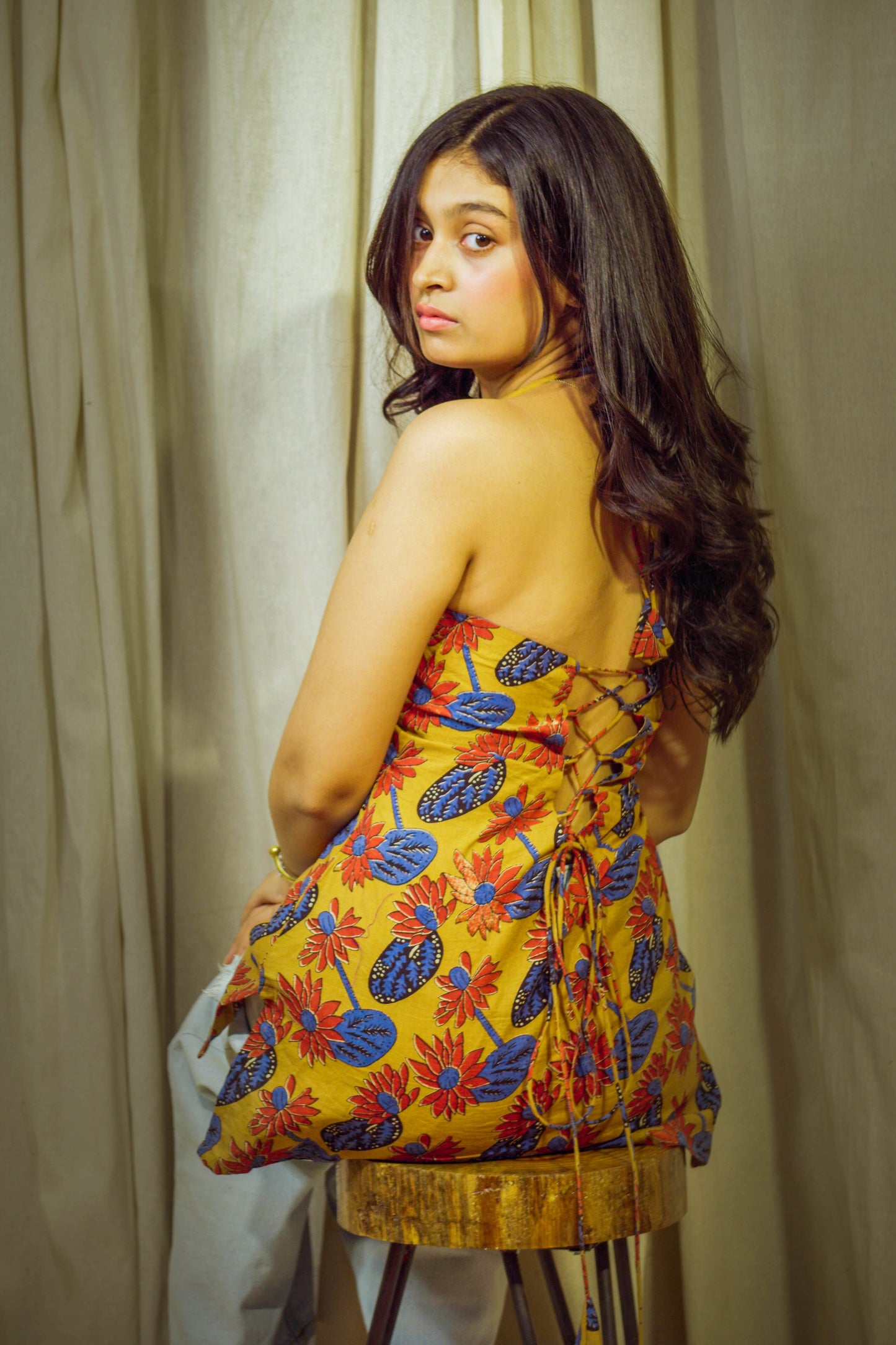 Neerja – Artisanal Cotton Halter Top