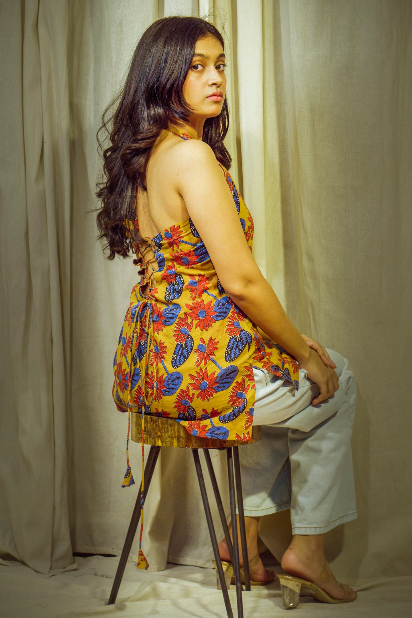 Neerja – Artisanal Cotton Halter Top