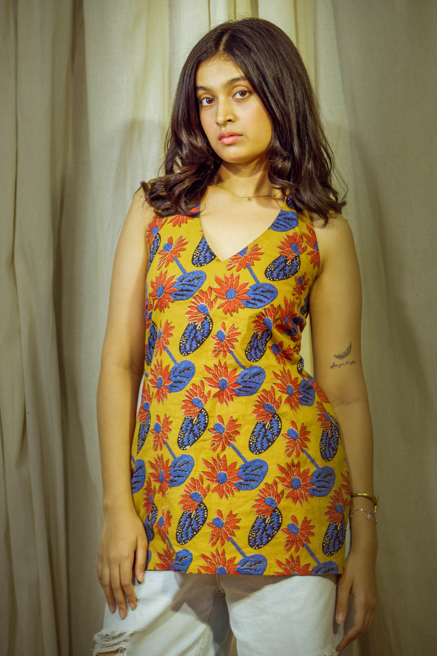 Neerja – Artisanal Cotton Halter Top
