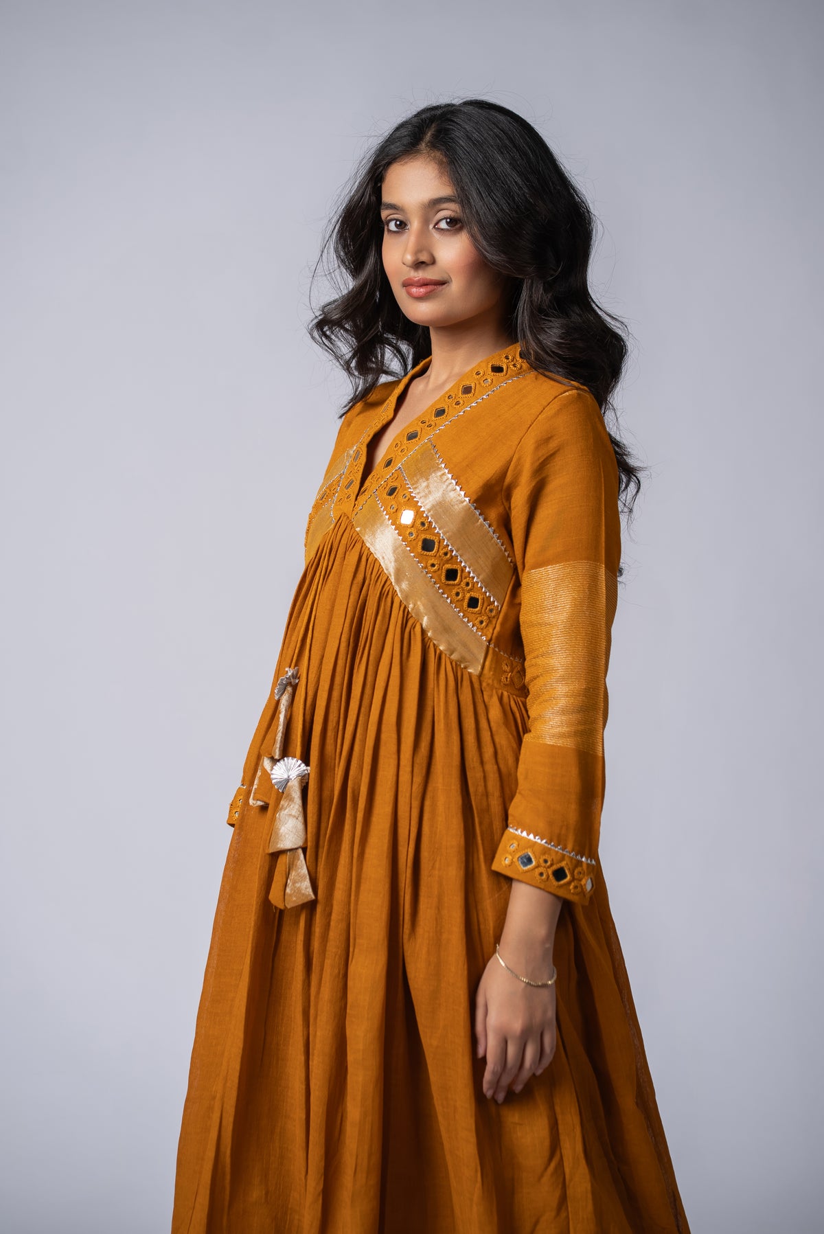 Pukhraj Sheesh Signature Mirror Work Dress