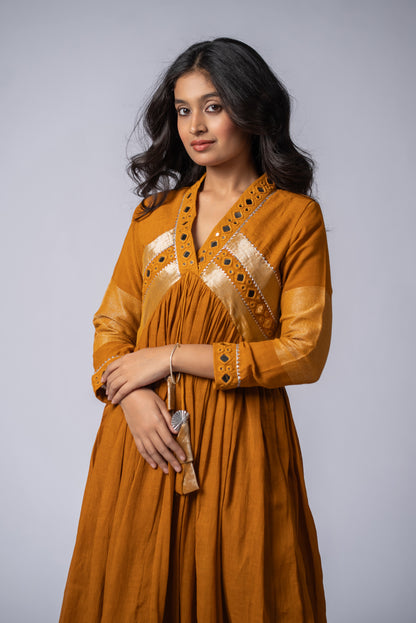 Pukhraj Sheesh Signature Mirror Work Dress