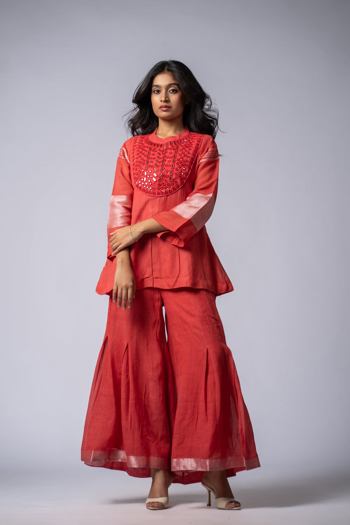 Rangmahal Sheesh Kali Co-ord Set