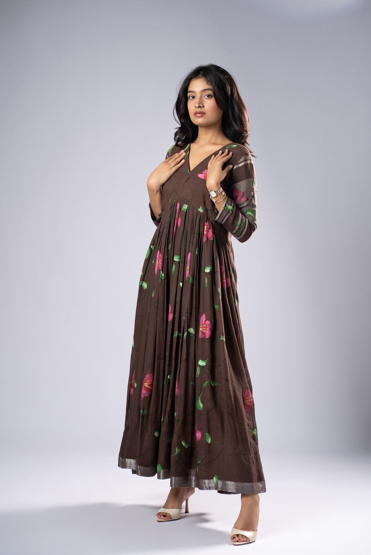 Mallika Mridula Hand-Painted Dress