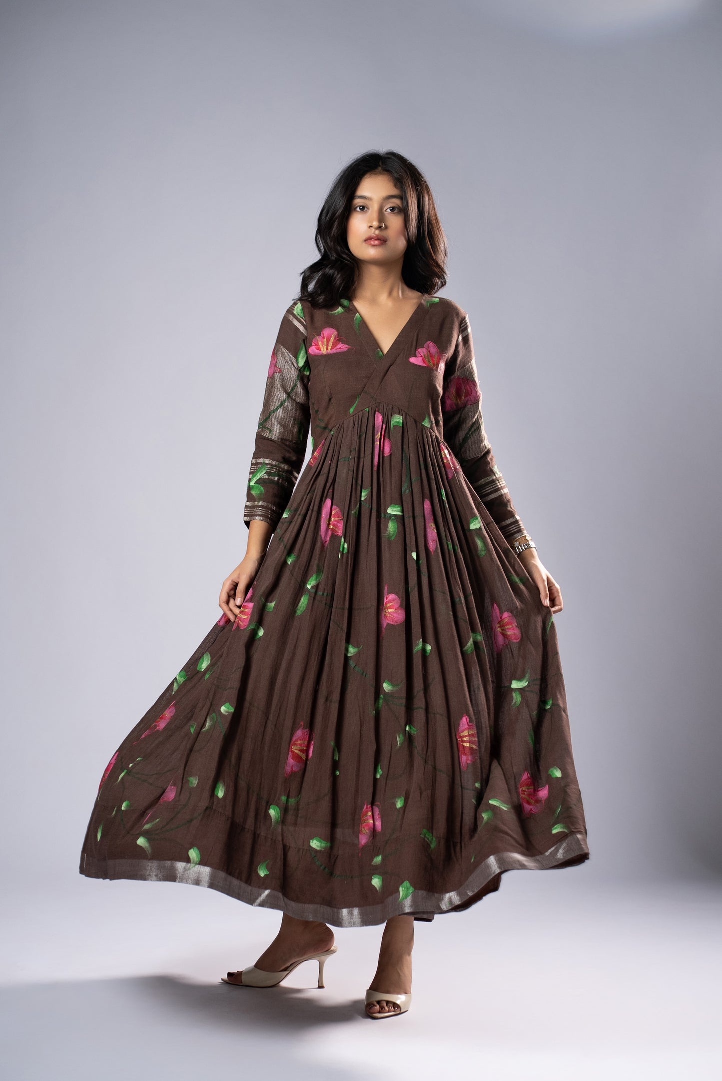 Mallika Mridula Hand-Painted Dress