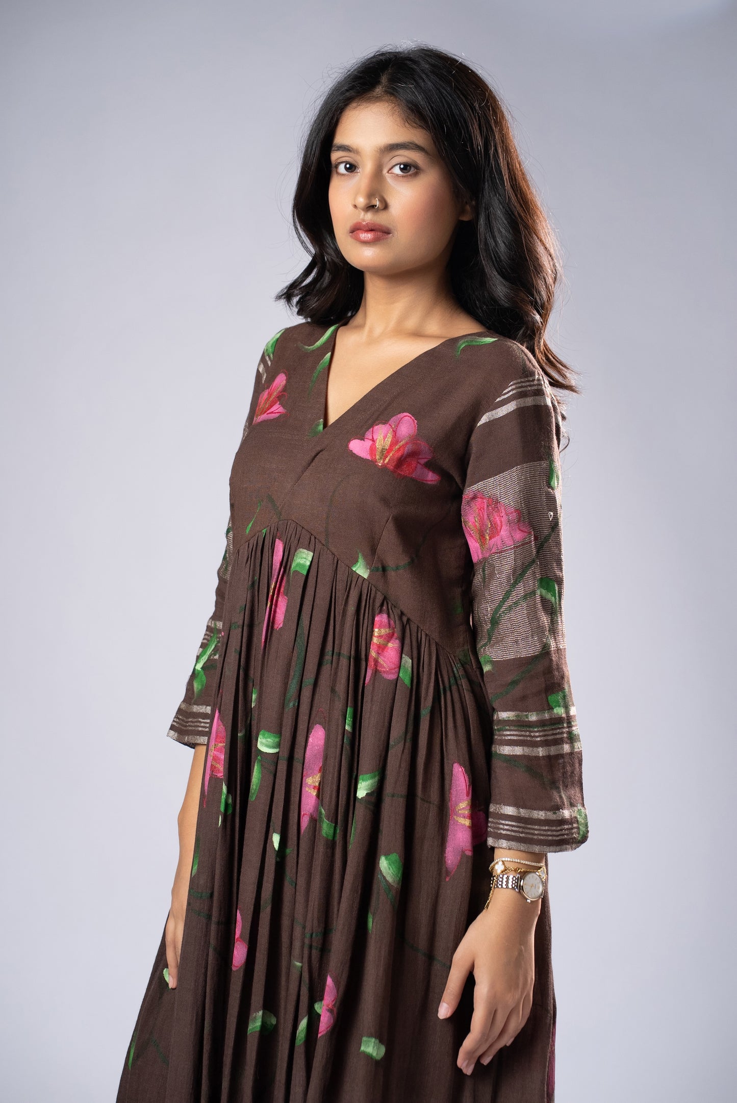 Mallika Mridula Hand-Painted Dress