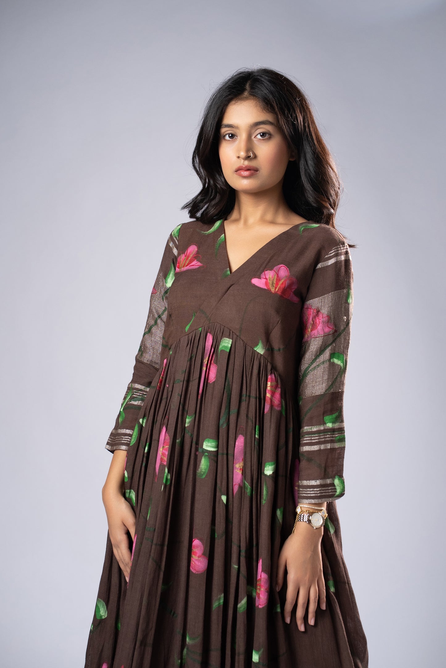 Mallika Mridula Hand-Painted Dress