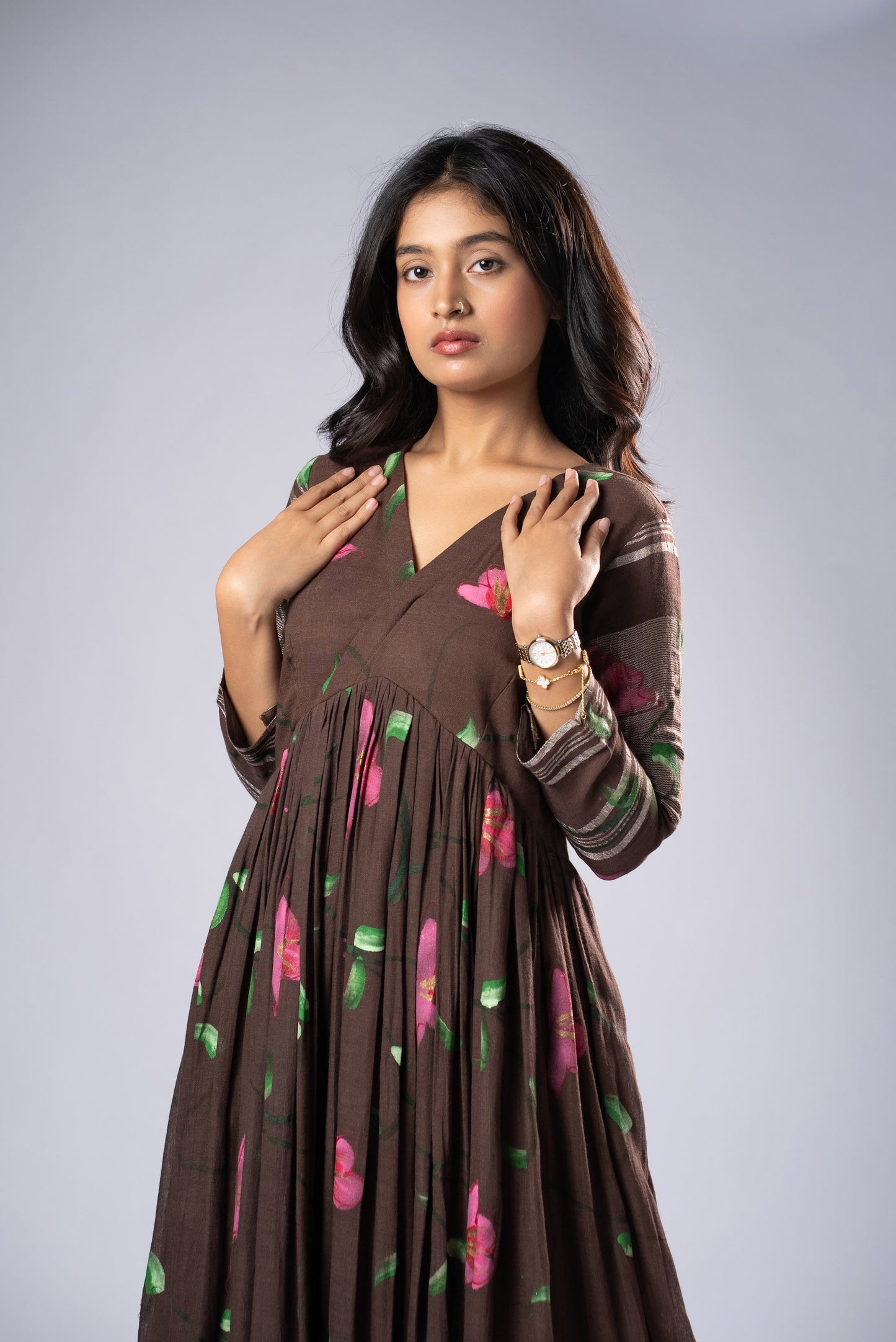 Mallika Mridula Hand-Painted Dress