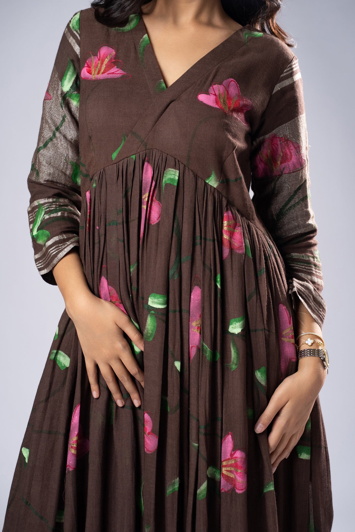 Mallika Mridula Hand-Painted Dress