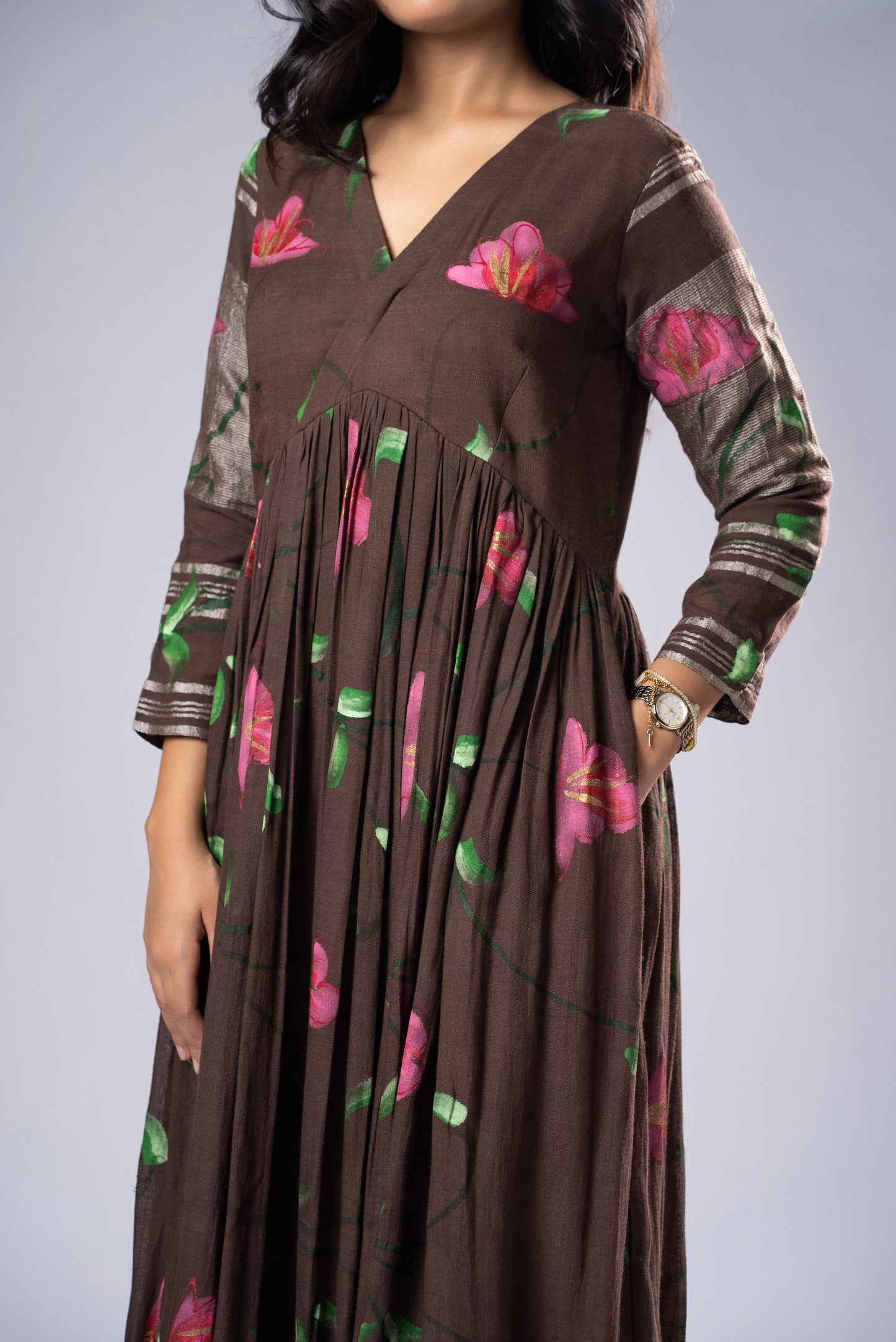 Mallika Mridula Hand-Painted Dress