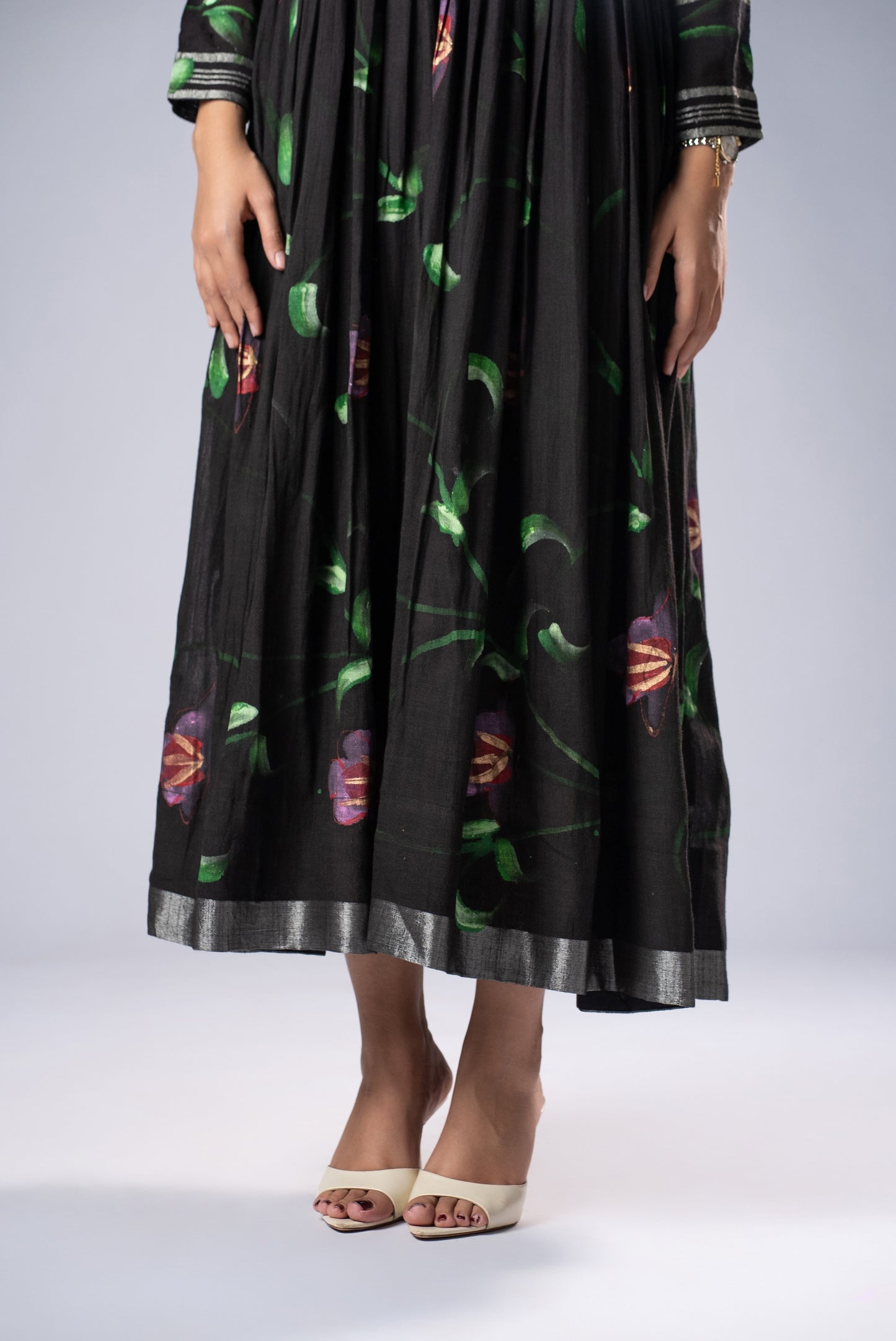 Mallika Shyama Hand-Painted Dress