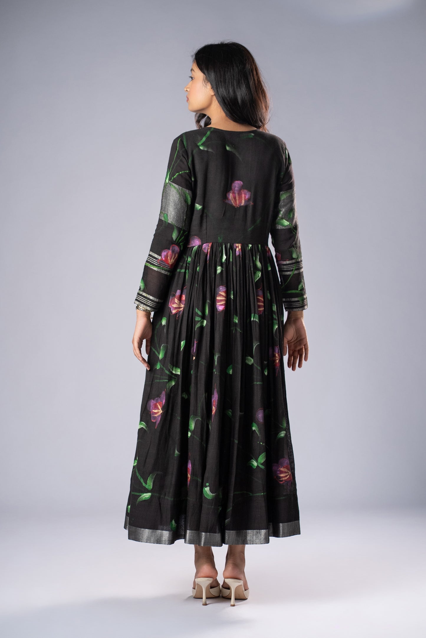 Mallika Shyama Hand-Painted Dress