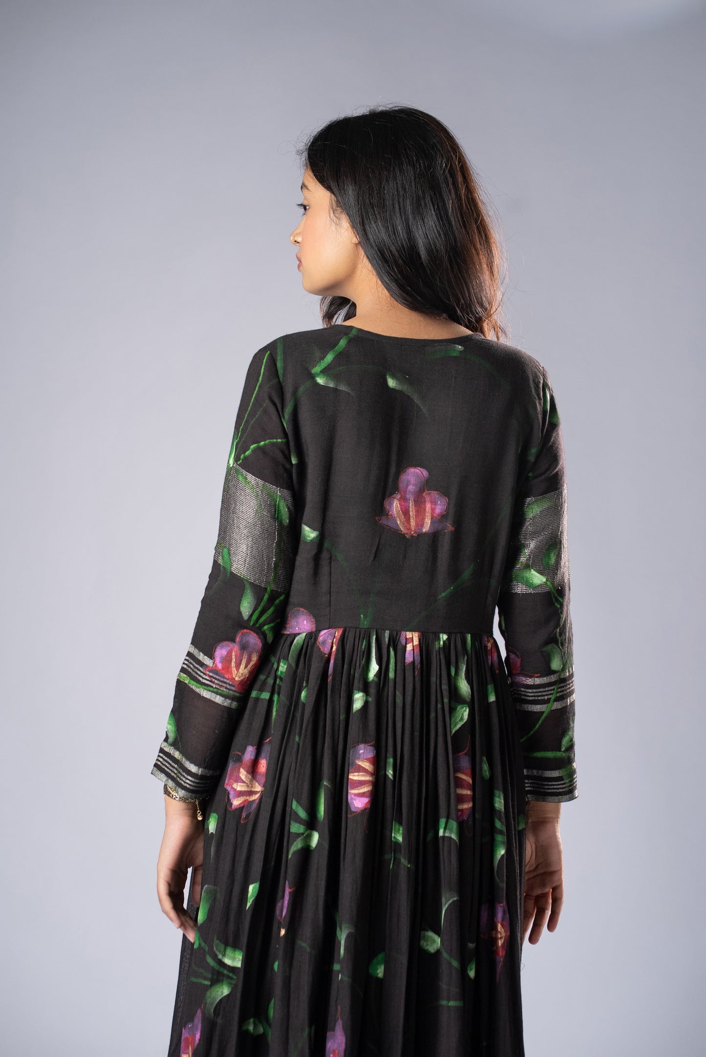 Mallika Shyama Hand-Painted Dress