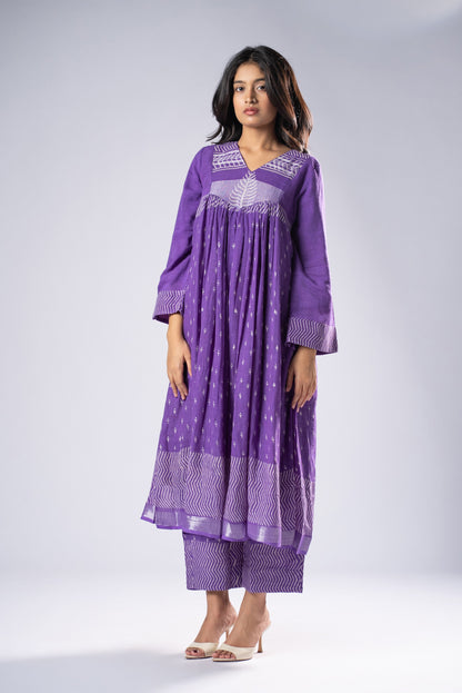 Violetra Linen Pant Kurta Set