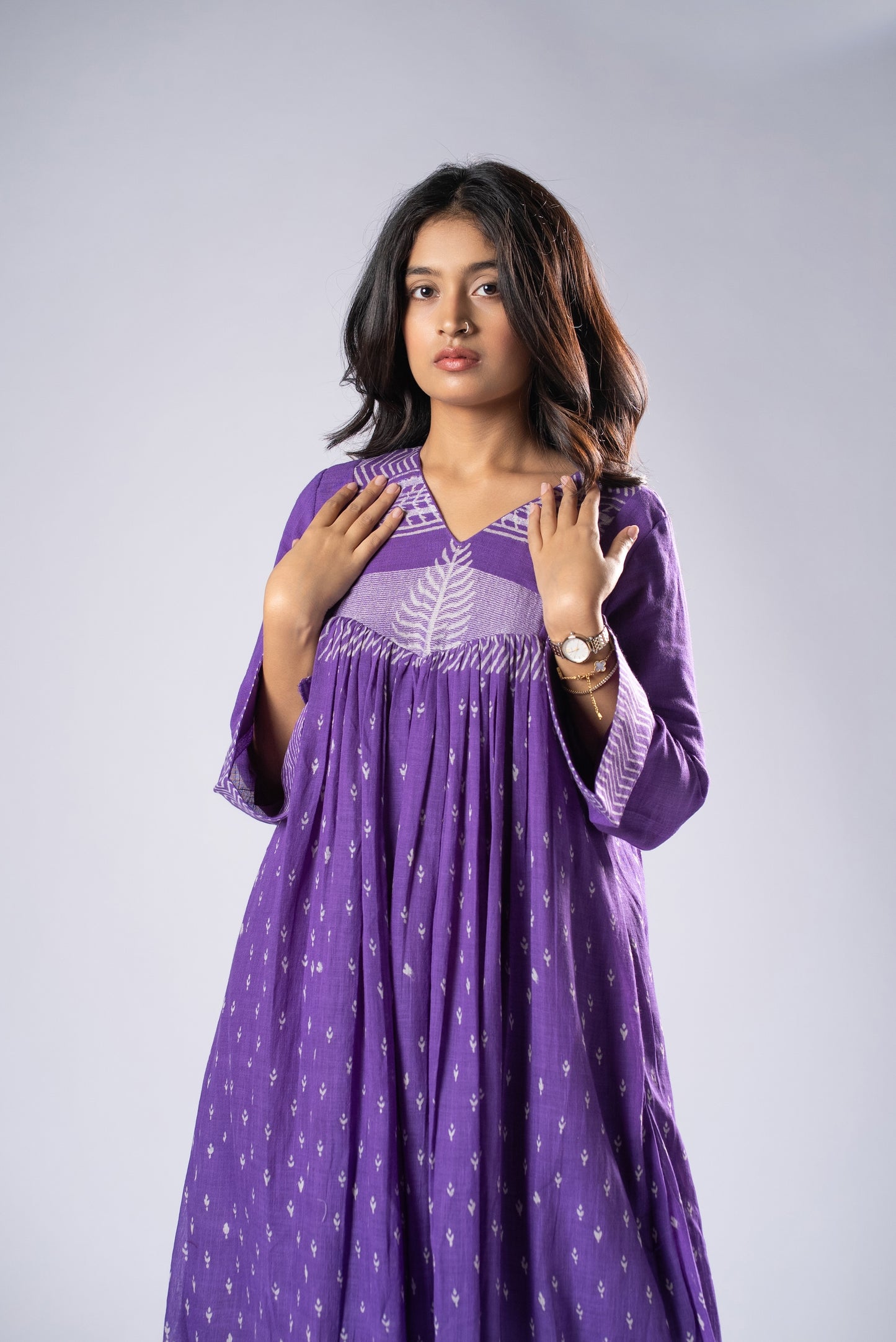Violetra Linen Pant Kurta Set
