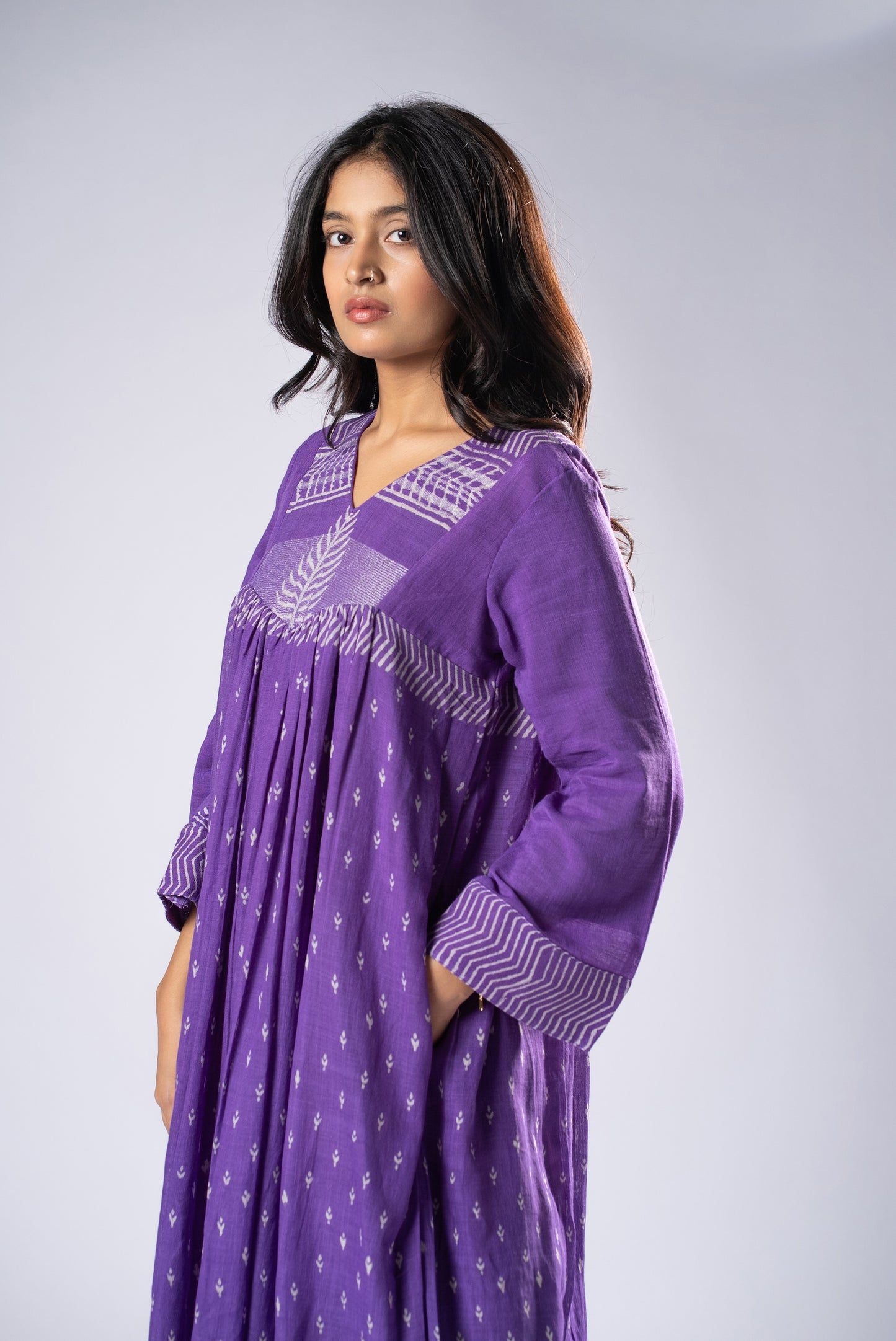 Violetra Linen Pant Kurta Set