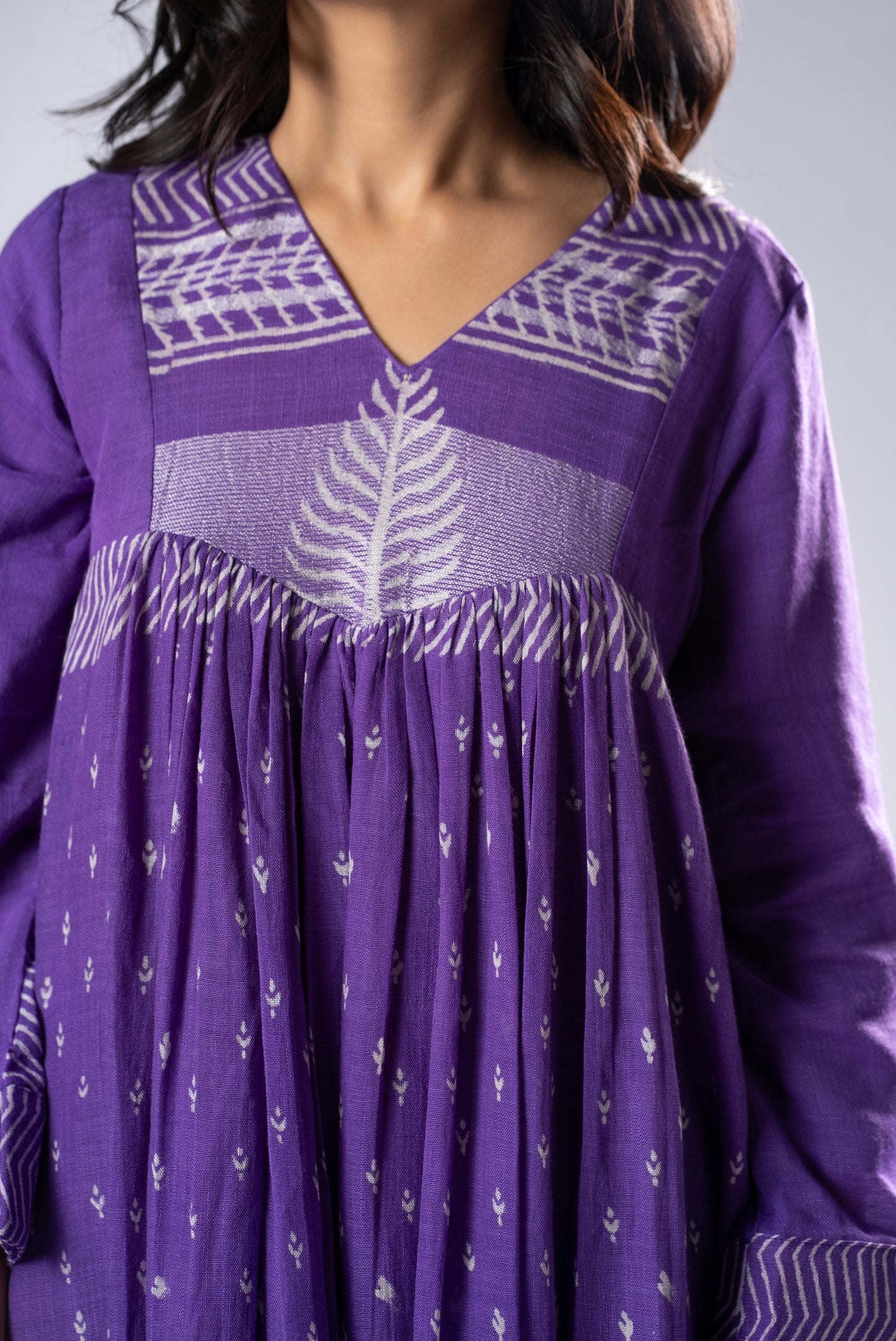 Violetra Linen Pant Kurta Set