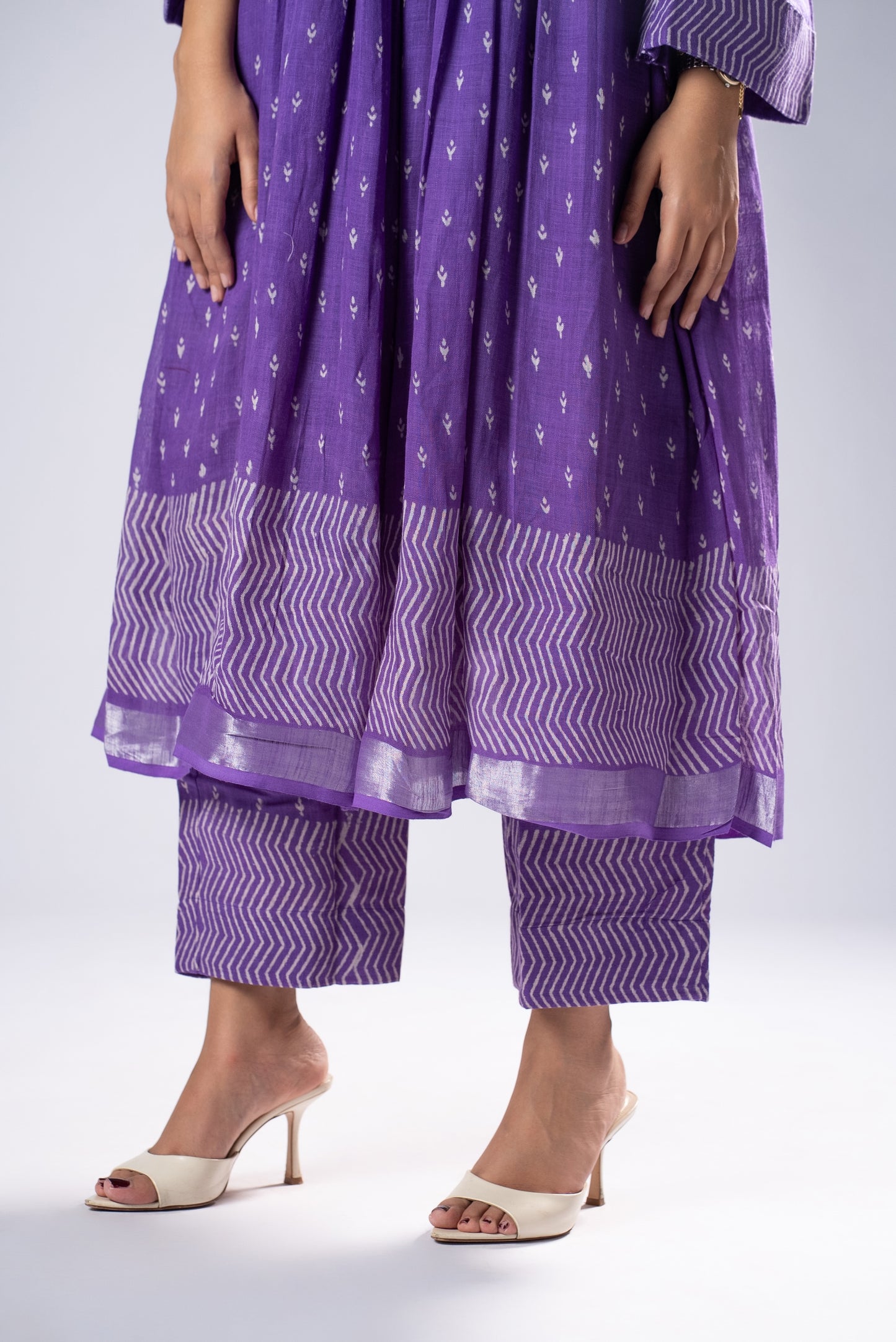 Violetra Linen Pant Kurta Set