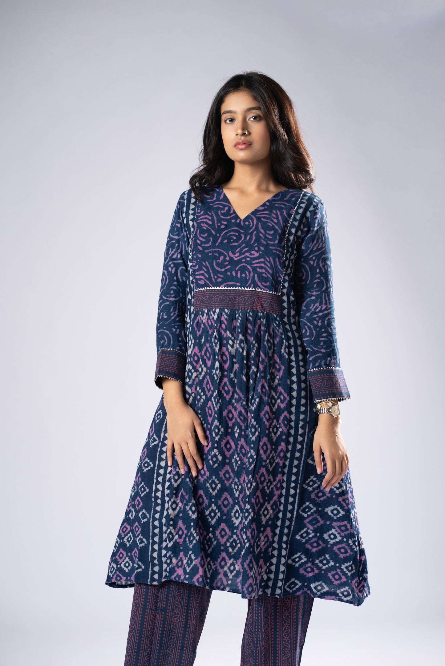 Neelrasa Pant Kurta Set
