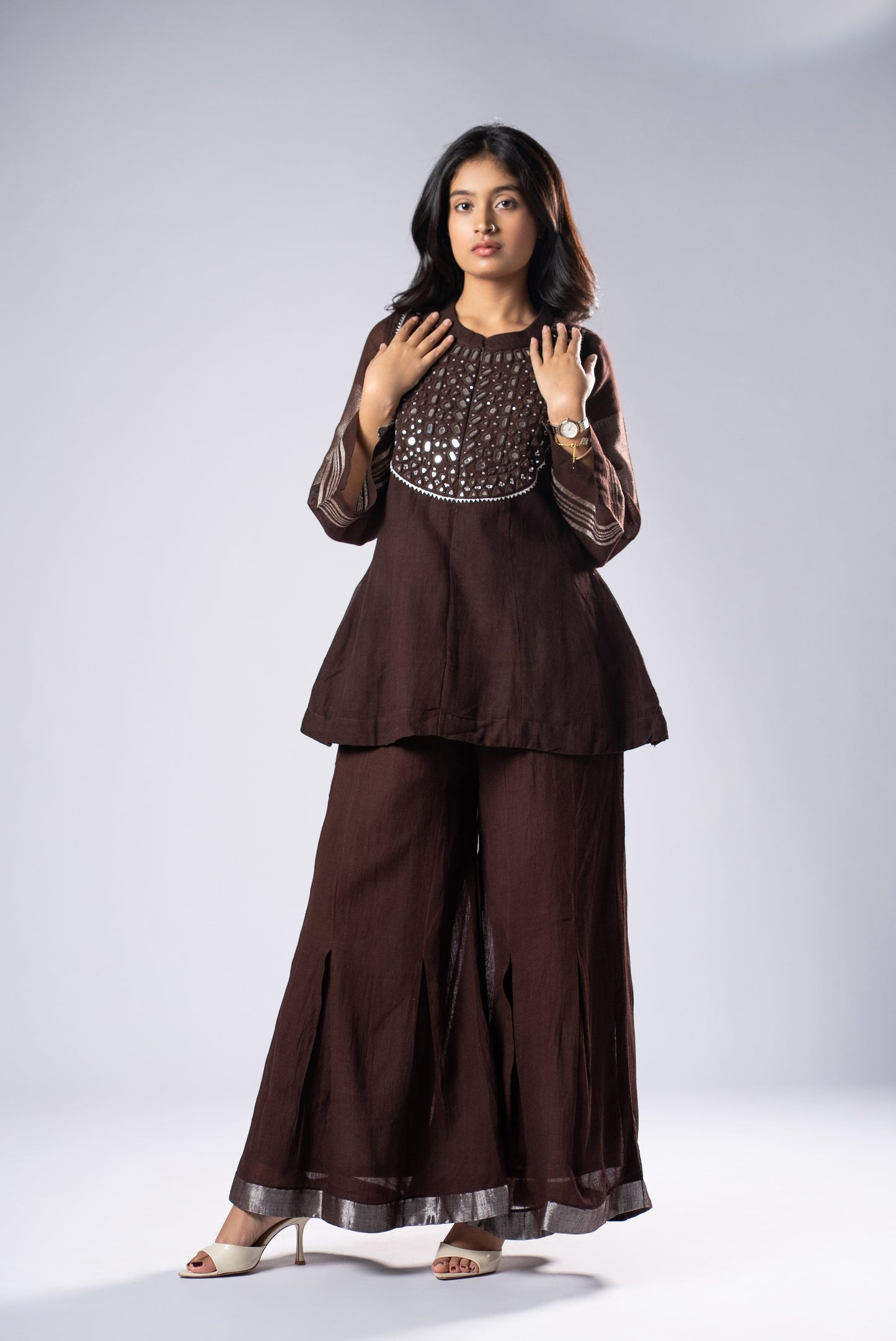 Kaashth Kali Sheesh Co-ord Set