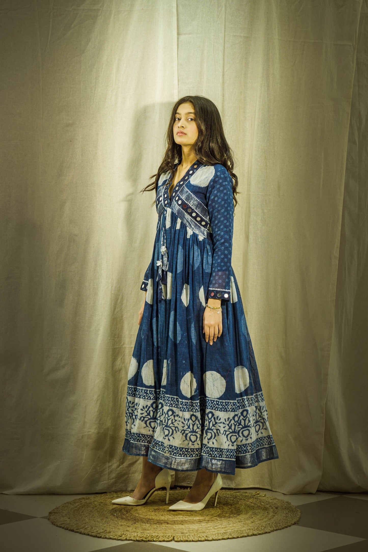 Neel Sheen Mirror Linen Dress