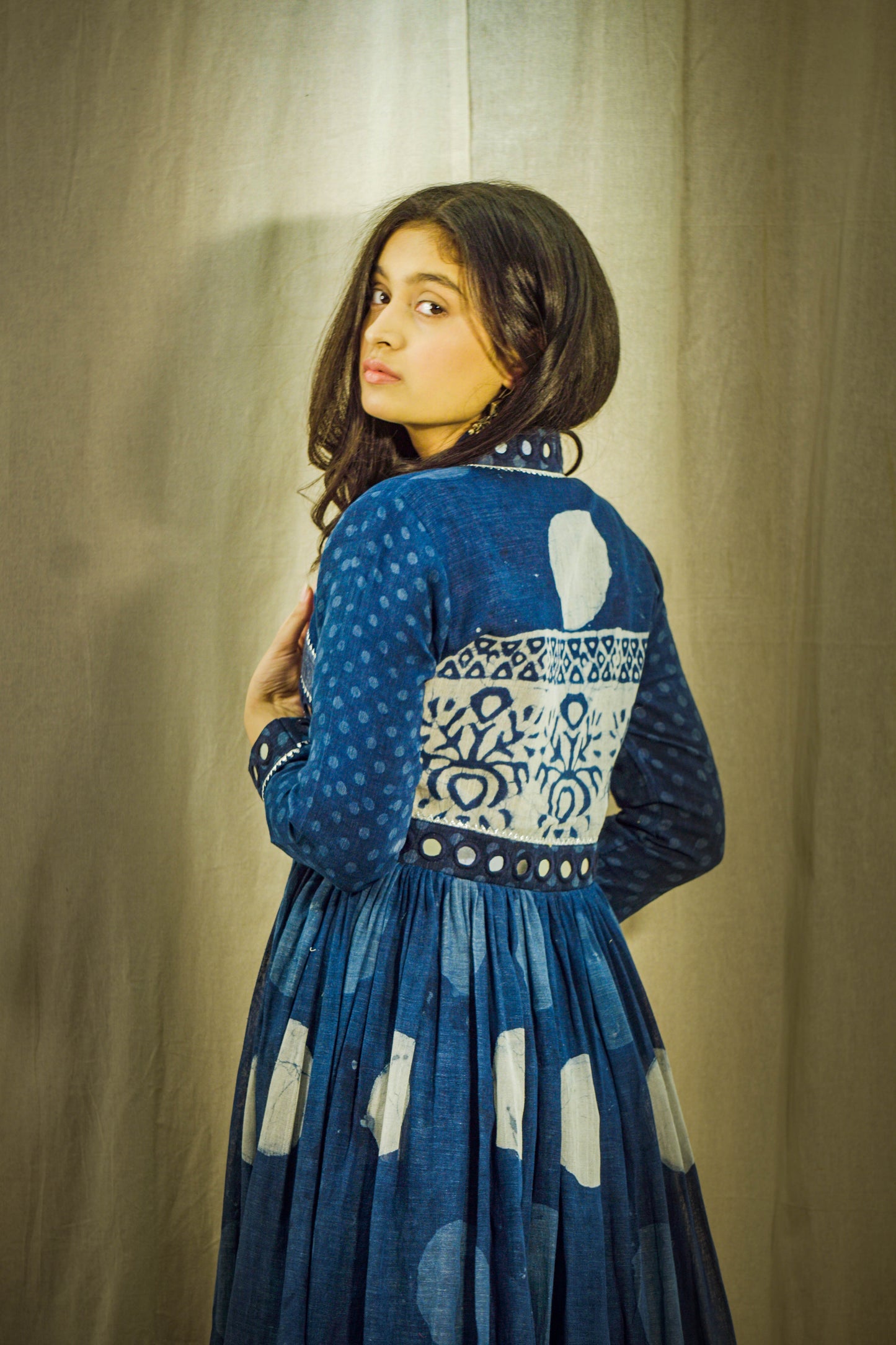 Neel Sheen Mirror Linen Dress