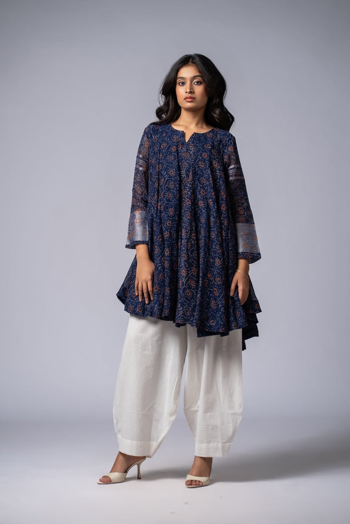 Neelvritta Flare Kurta