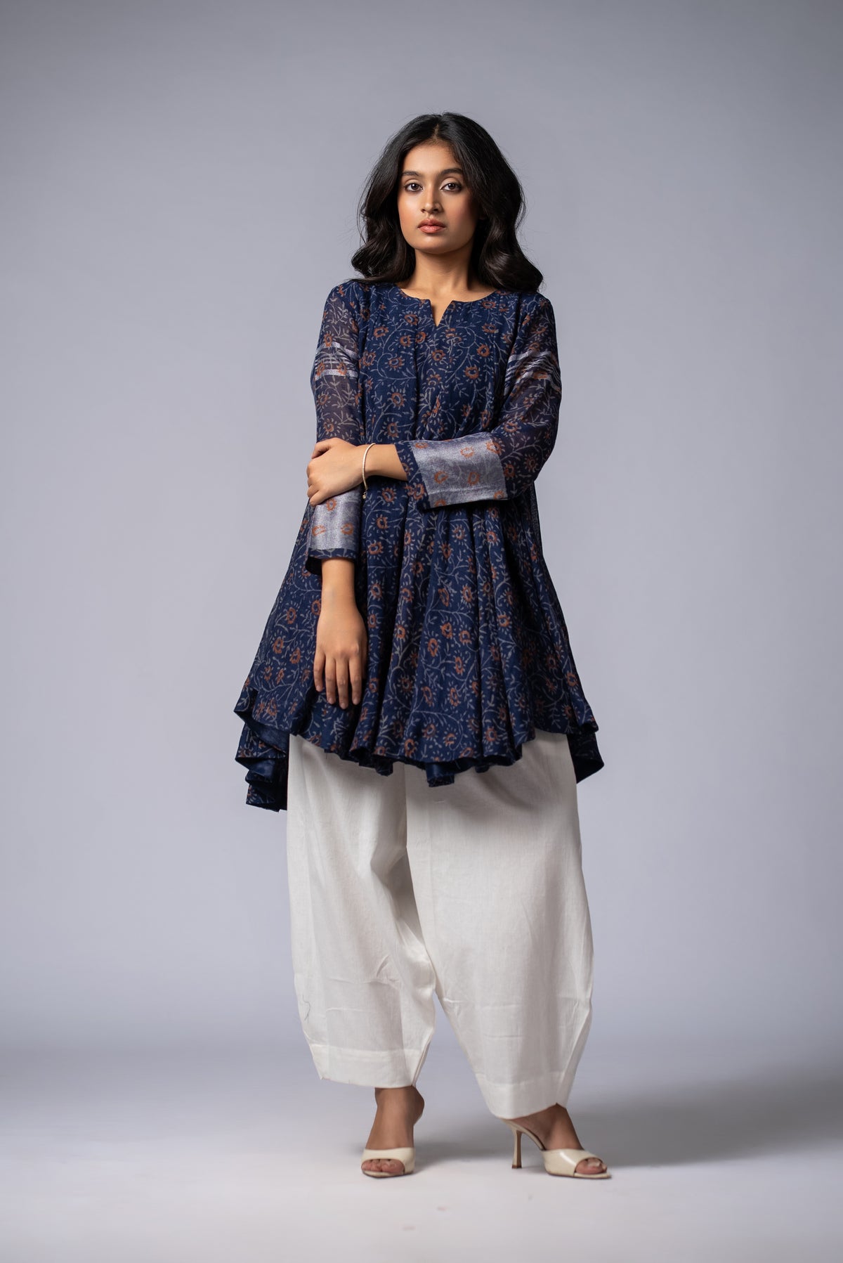 Neelvritta Flare Kurta