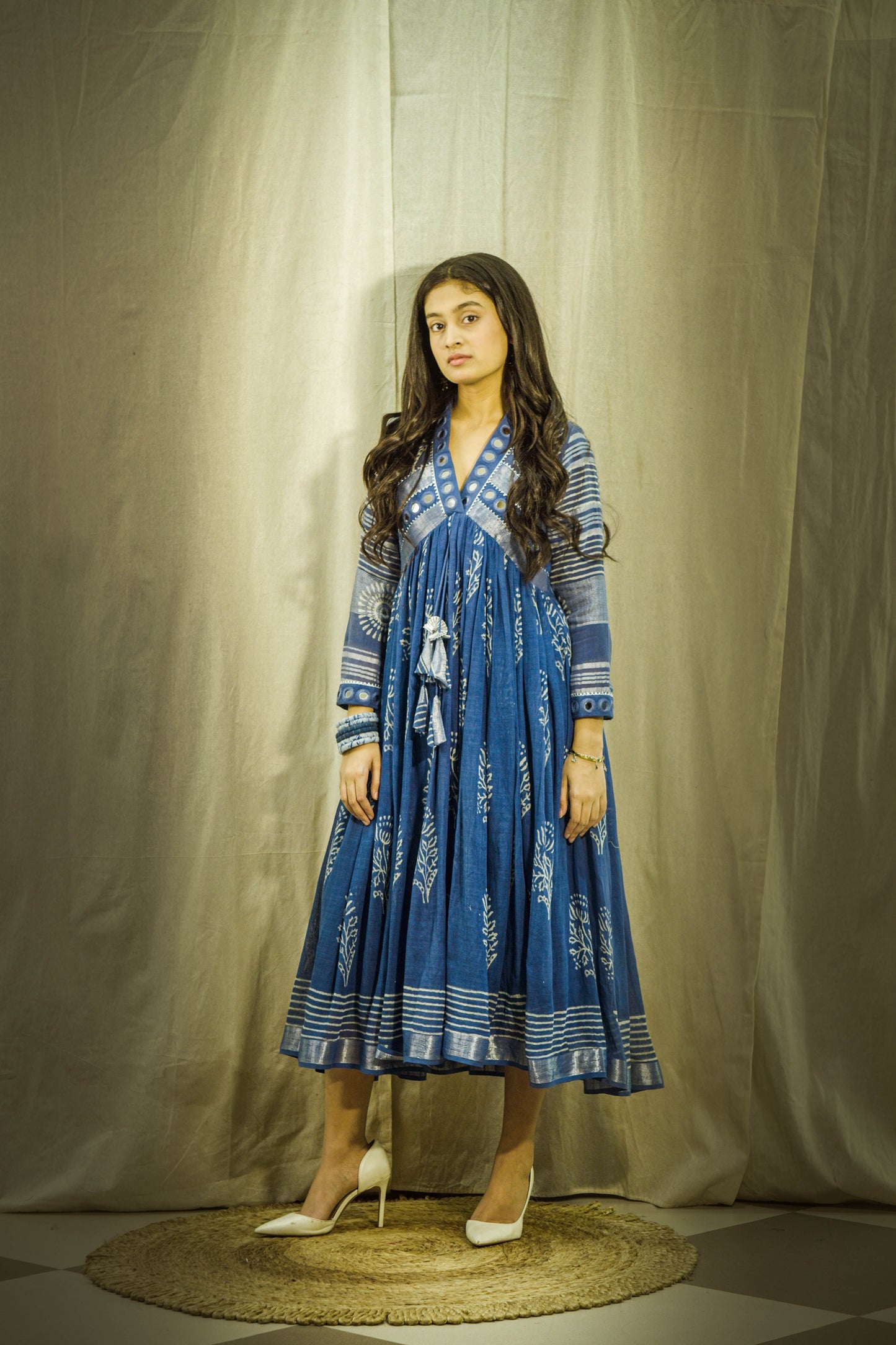 Neel Sheen Mirror Linen Dress
