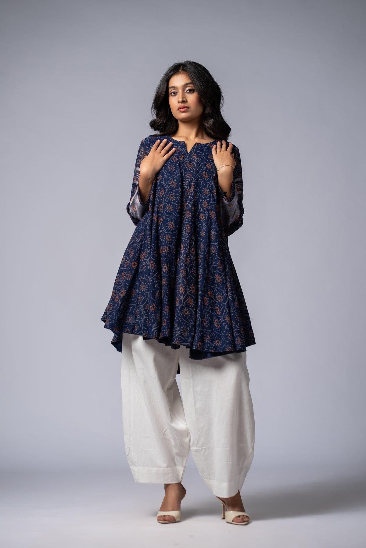 Neelvritta Flare Kurta