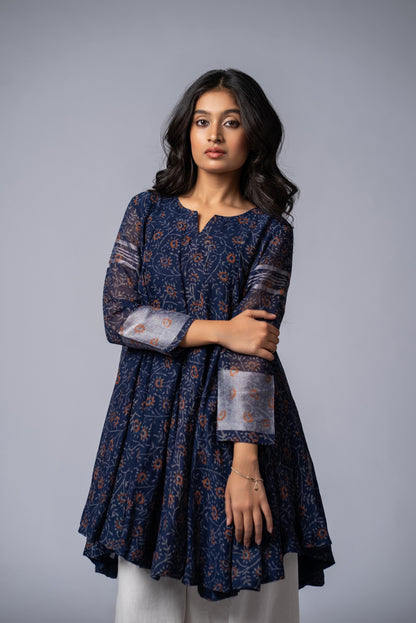 Neelvritta Flare Kurta