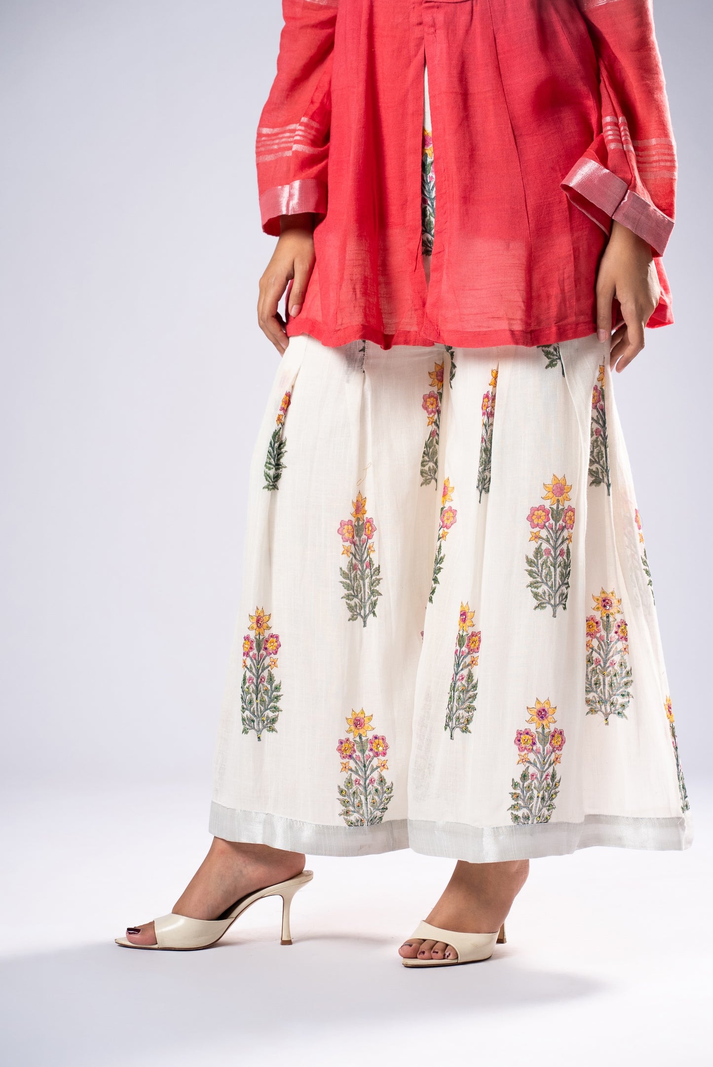 Gulabi Kali Sheesh Co-ord Set