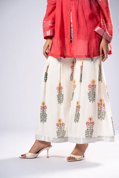 Gulabi Kali Sheesh Co-ord Set