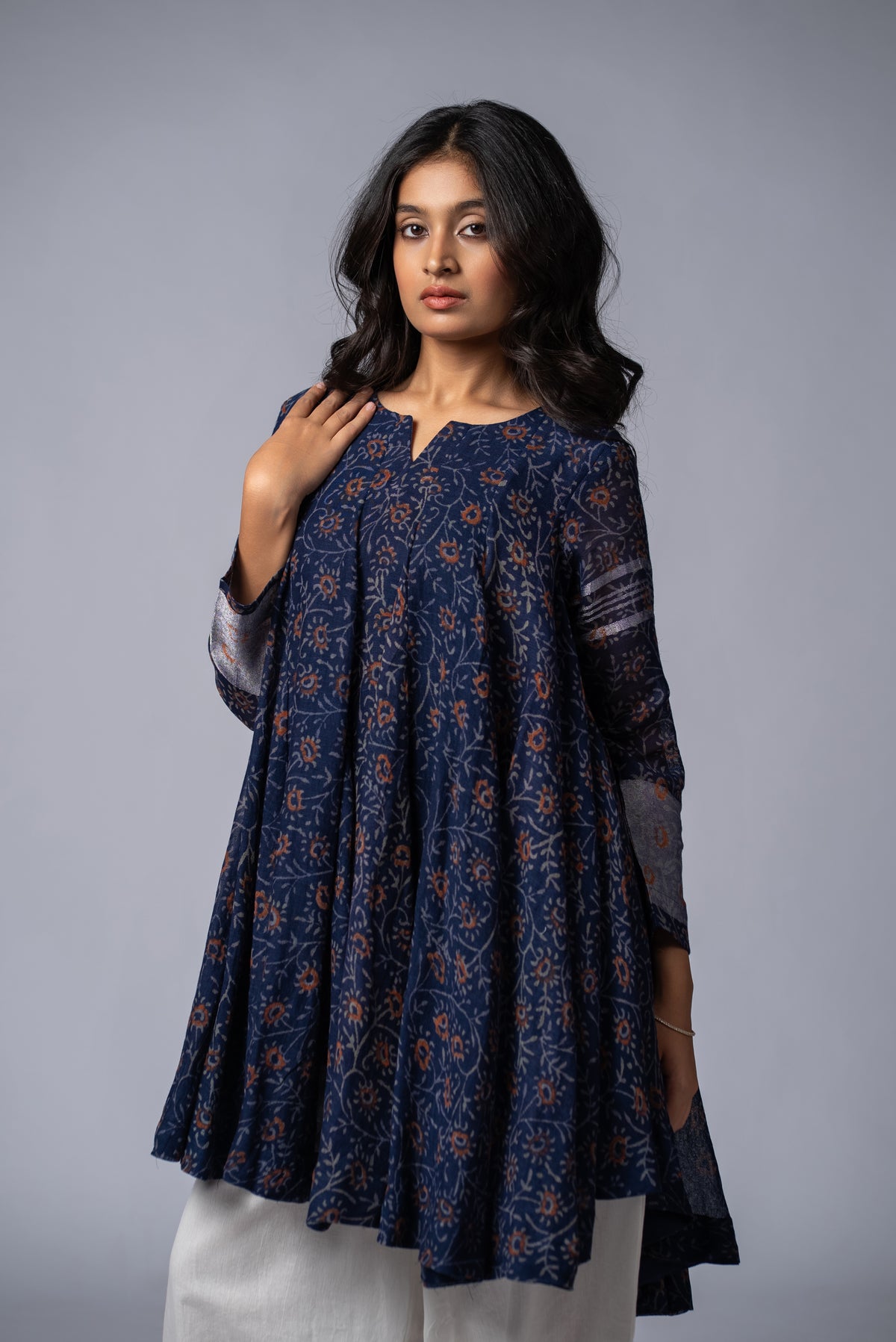 Neelvritta Flare Kurta