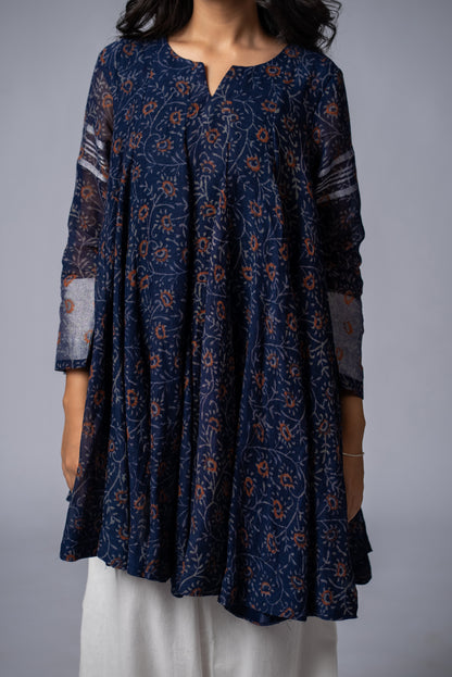 Neelvritta Flare Kurta