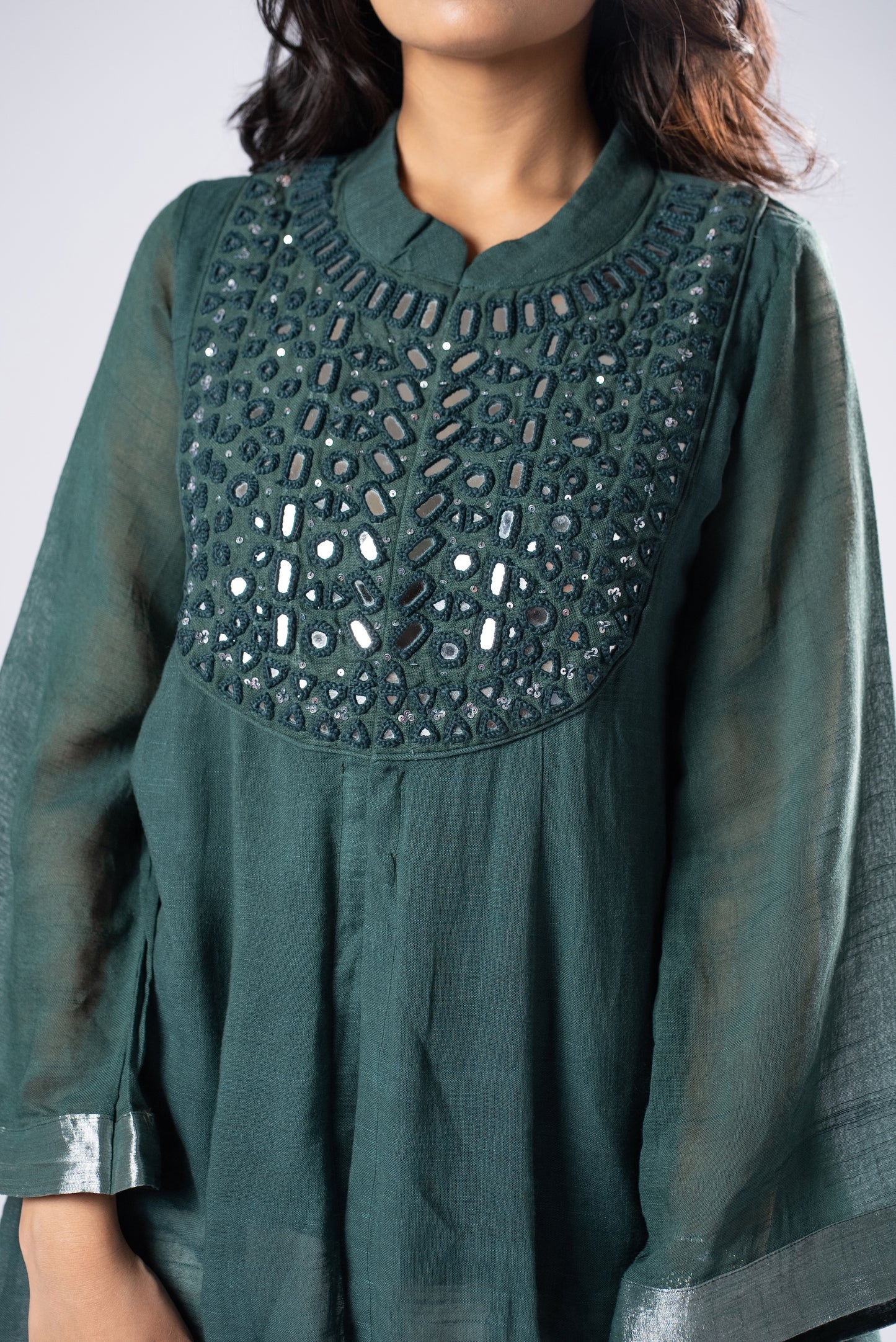 Panna Kali Sheesh Co-ord Set