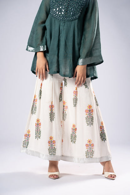 Panna Kali Sheesh Co-ord Set