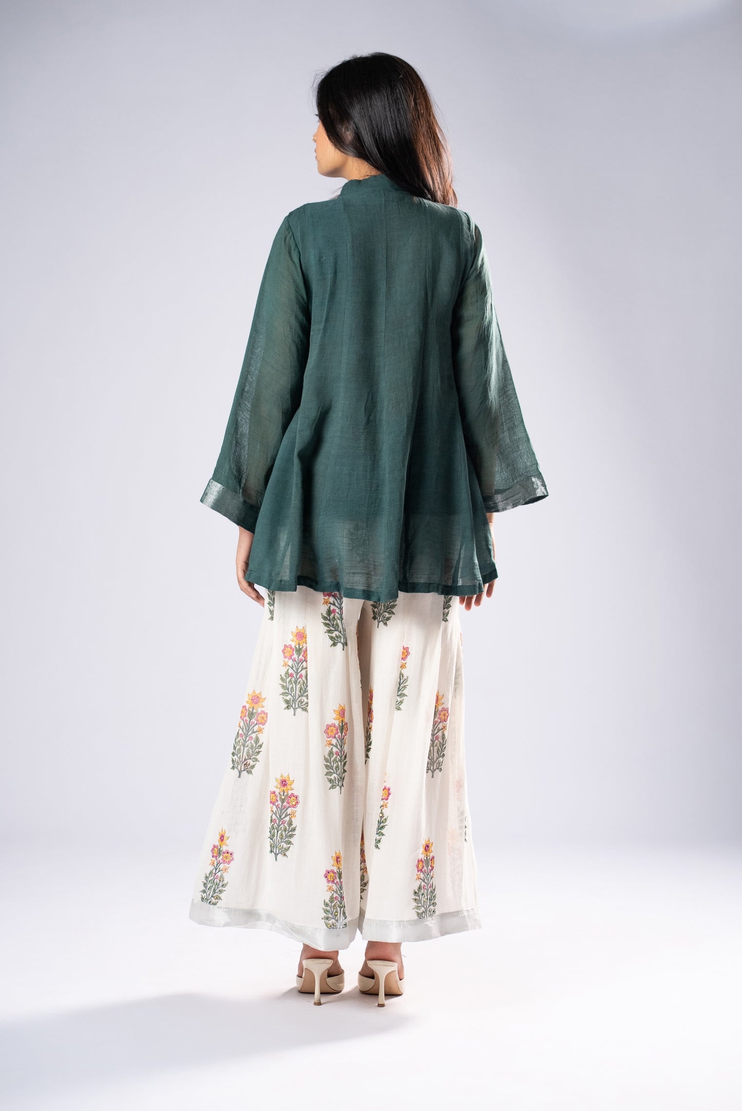 Panna Kali Sheesh Co-ord Set
