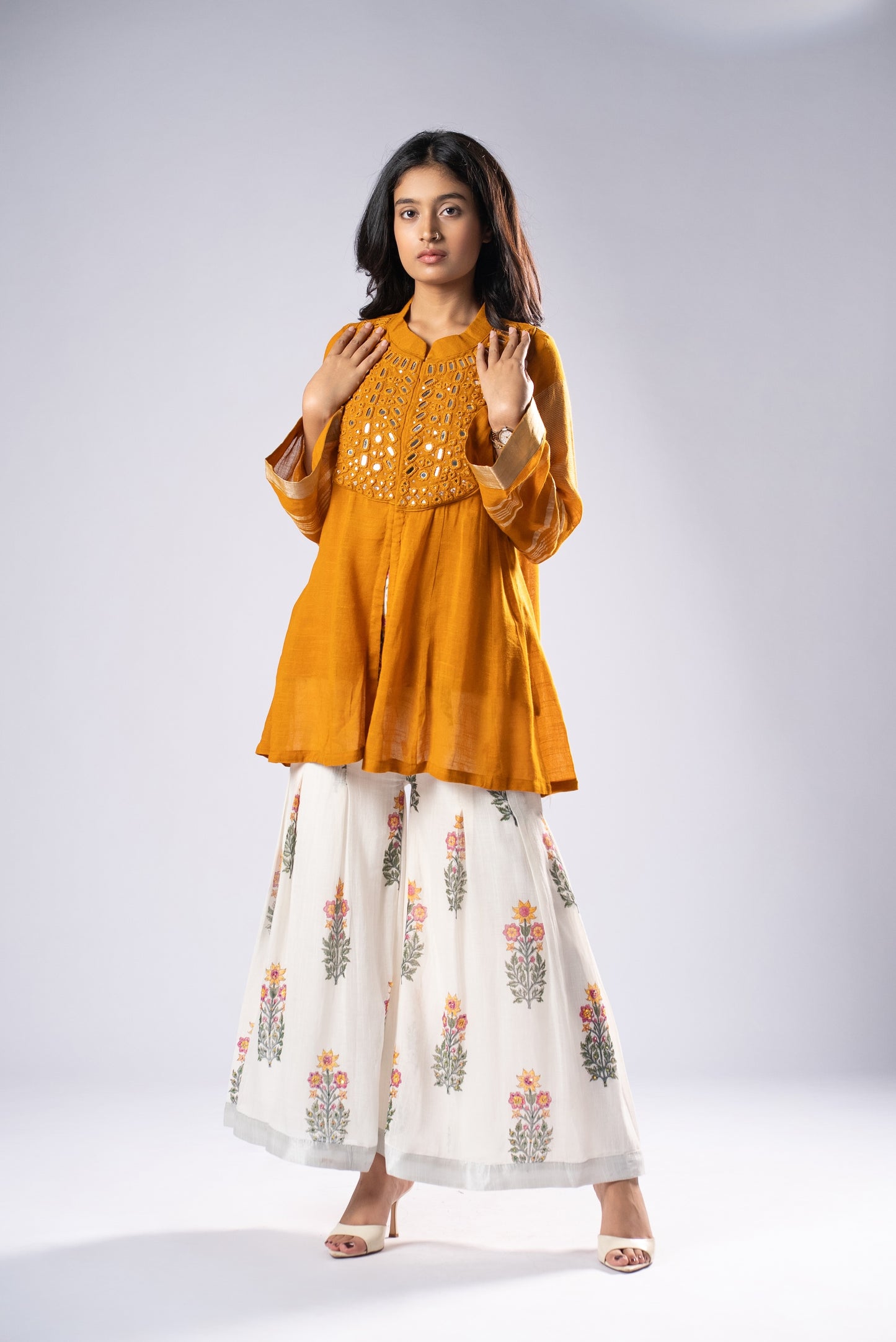 Kanak Kali Sheesh Co-ord Set
