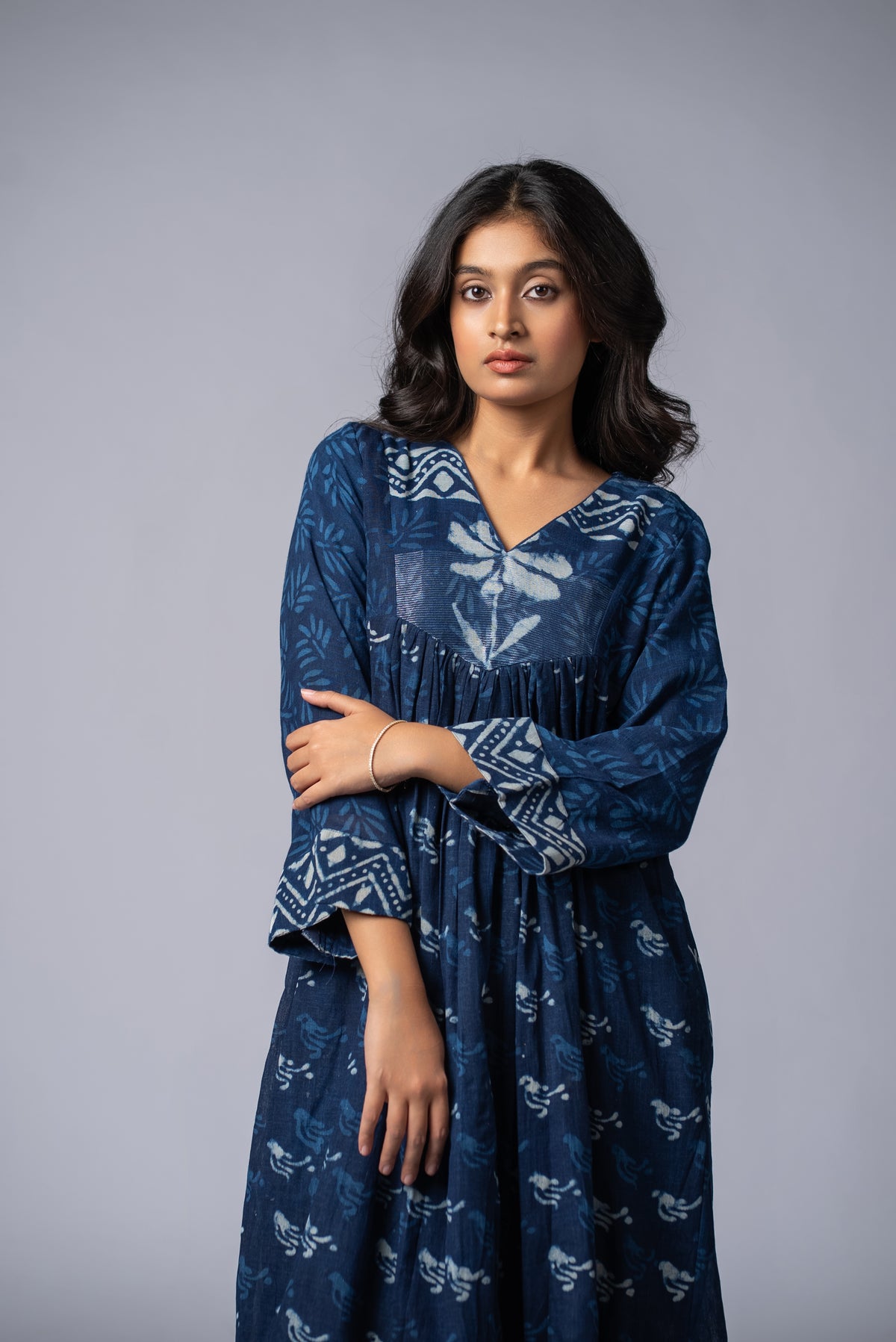 Neelrekha Indigo Yoke Pant Kurta Set