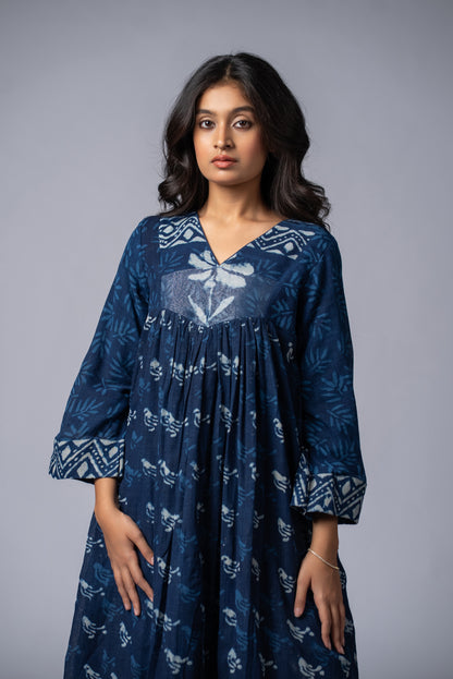Neelrekha Indigo Yoke Pant Kurta Set