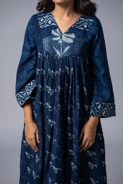Neelrekha Indigo Yoke Pant Kurta Set
