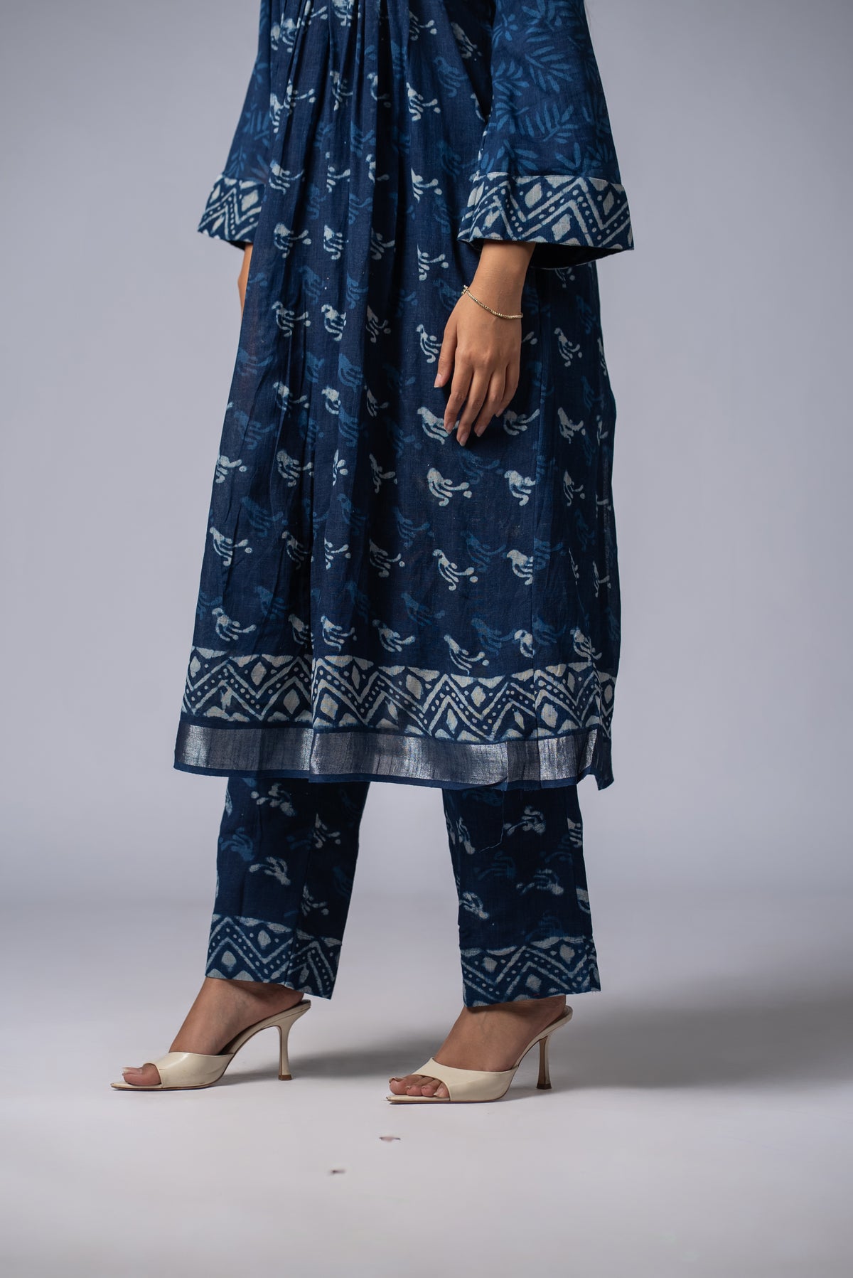 Neelrekha Indigo Yoke Pant Kurta Set