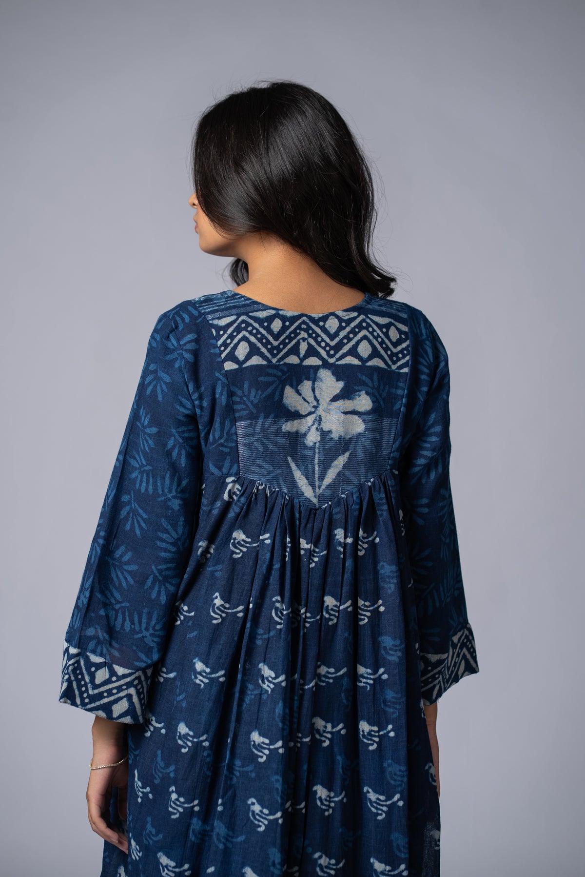 Neelrekha Indigo Yoke Pant Kurta Set