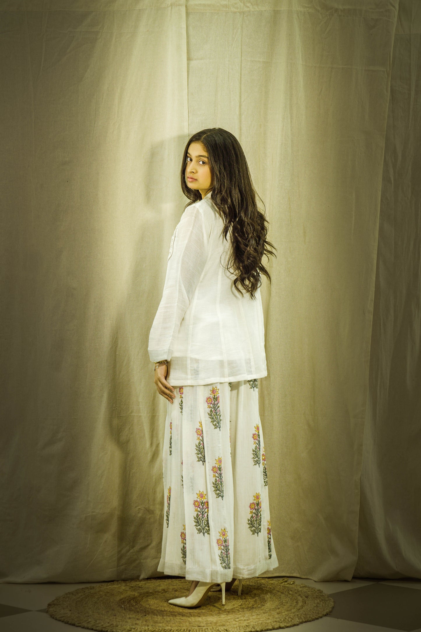Noor Sheen Mirror Linen Co-ord Set