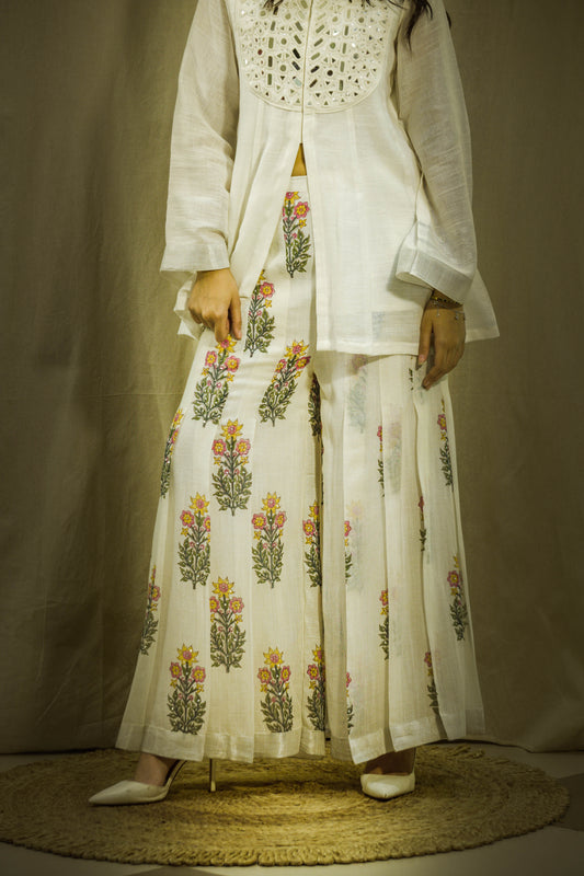 Noor Sheen Mirror Linen Co-ord Set