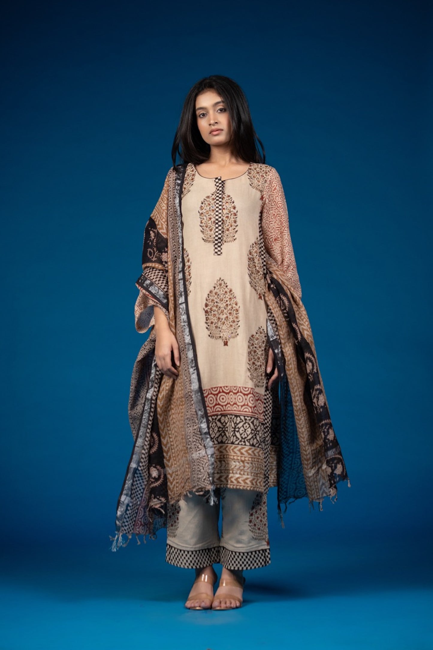 Zehra Afsana – Kurta Pant Set with Dupatta