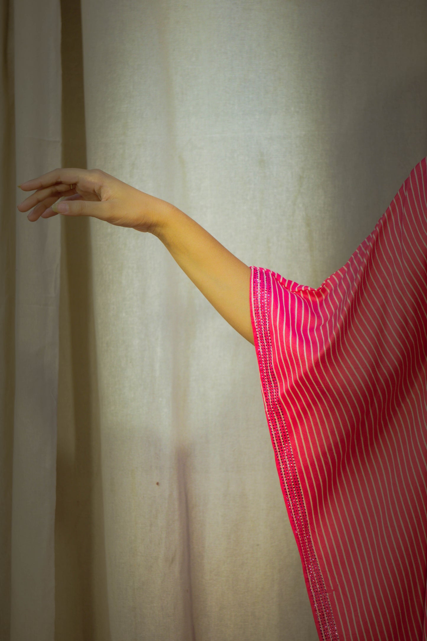 Pink Pure Modal Kaftan – Effortless Elegance for Summer